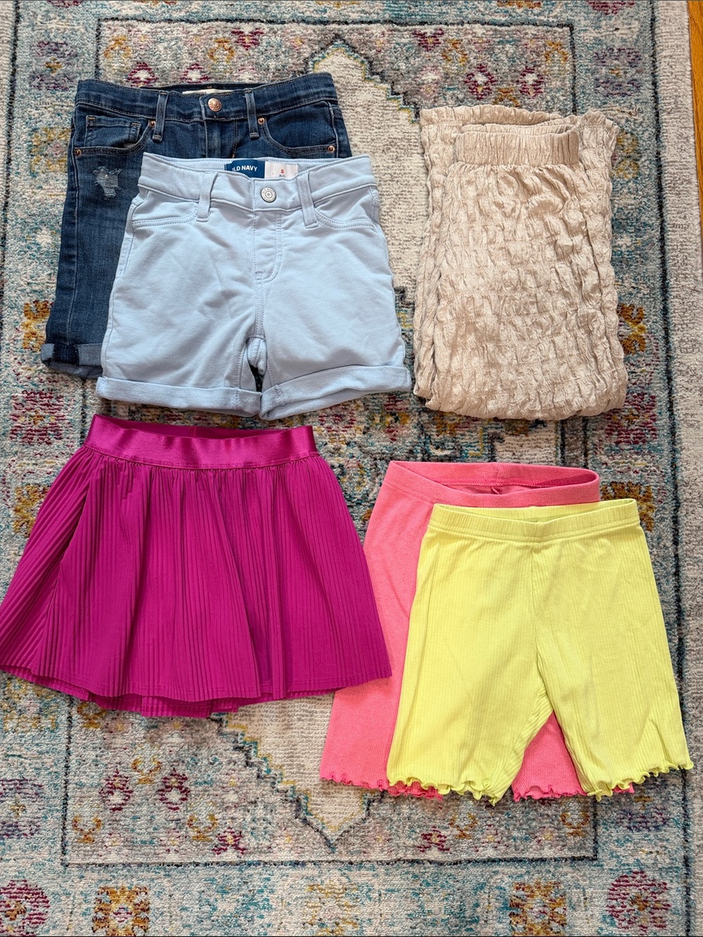 Girls size 6 bundle of bottoms
